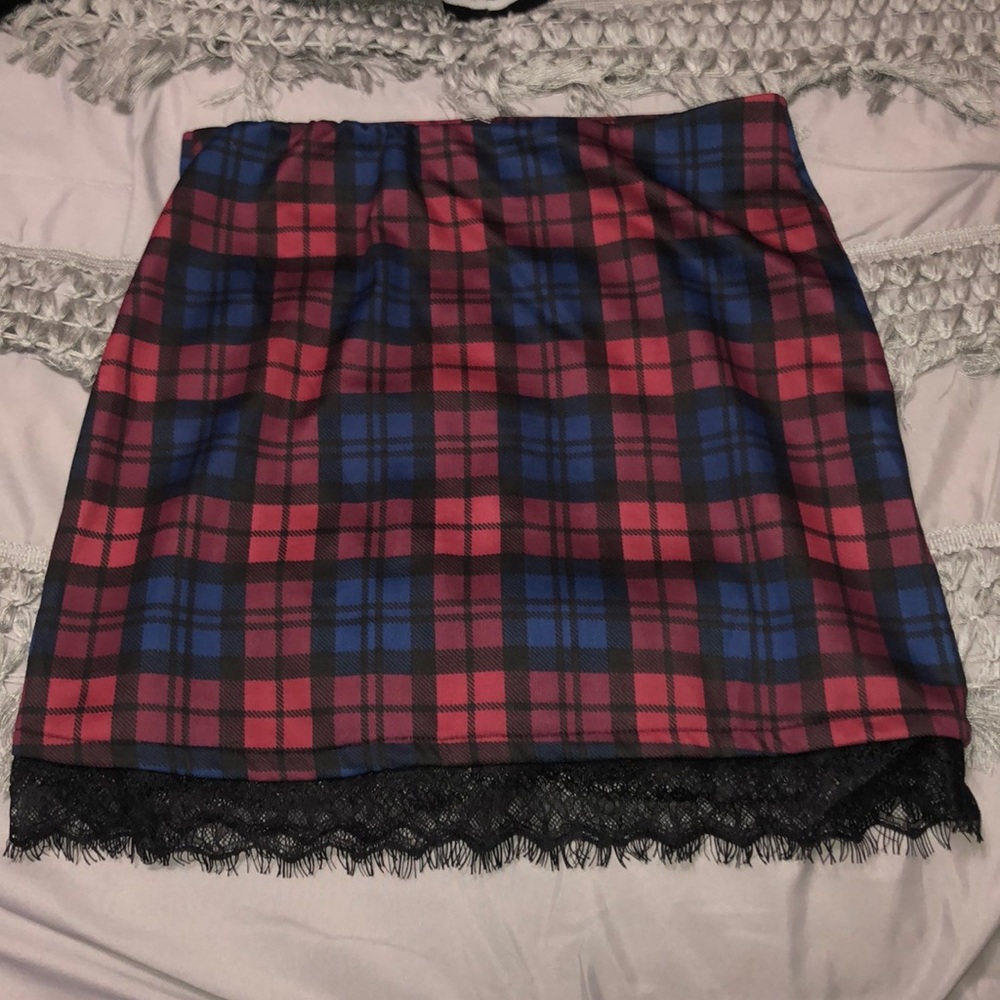 Plaid skirt